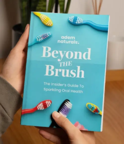 Digital cover for Beyond the Brush oral health guide